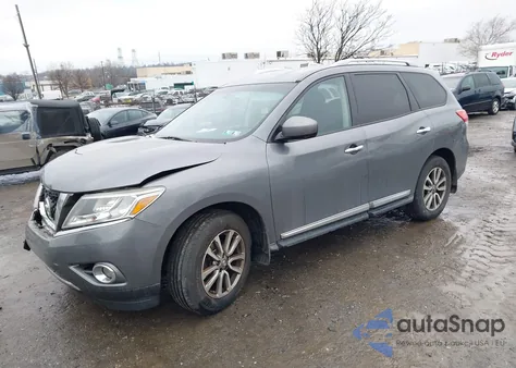 2015 Nissan Pathfinder Sl from USA, damaged, VIN 5N1AR2MM1FC720641